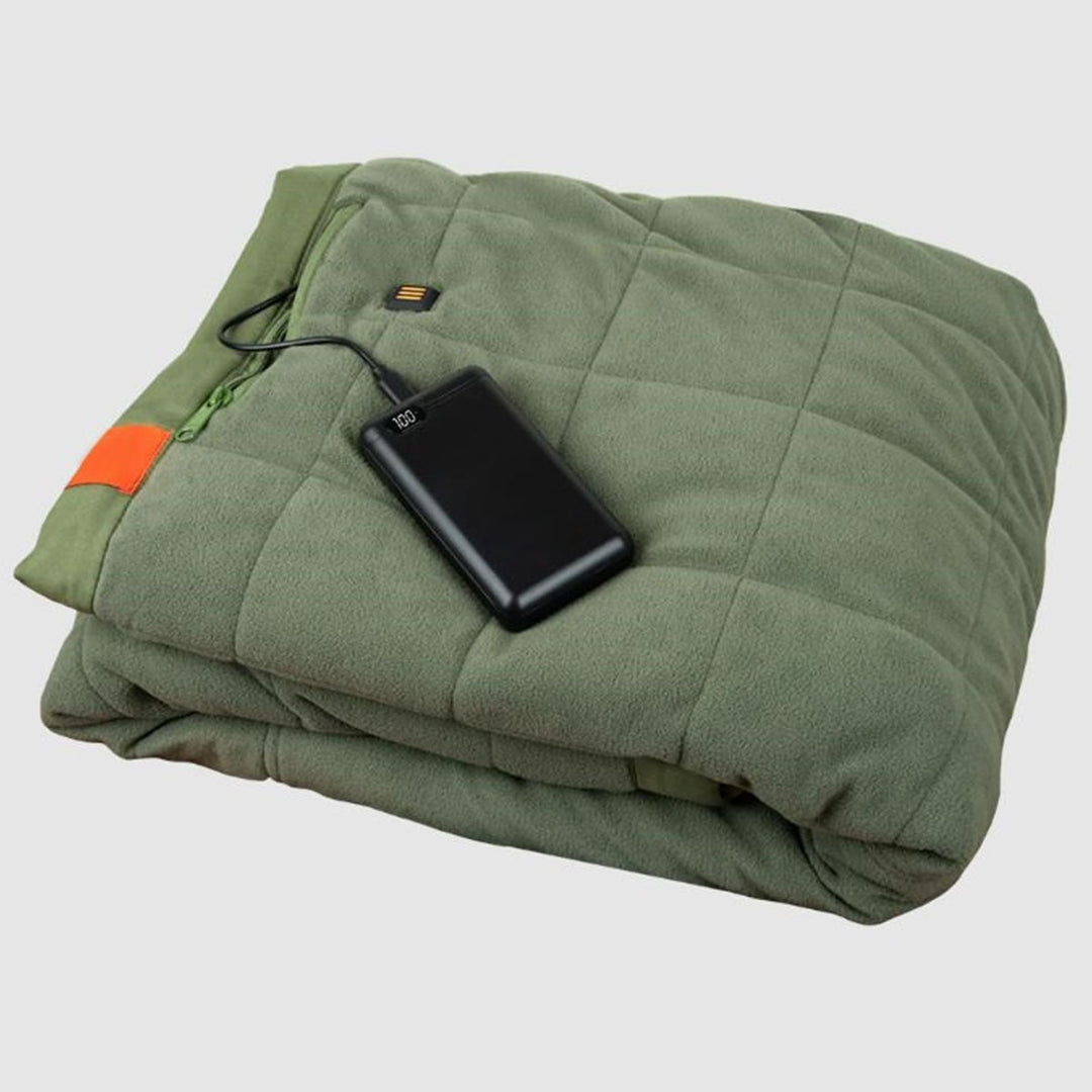Podgrzewany koc outdoorowy z zasilany akumulatorem przenośny USB powerbank i Three strefy grzania