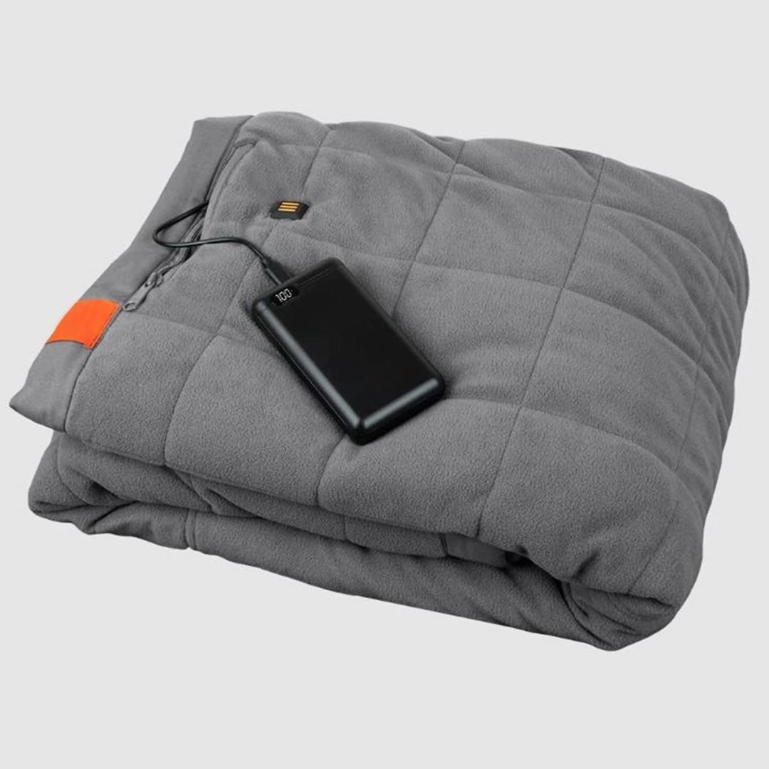 Podgrzewany koc outdoorowy z zasilany akumulatorem przenośny USB powerbank i Three strefy grzania