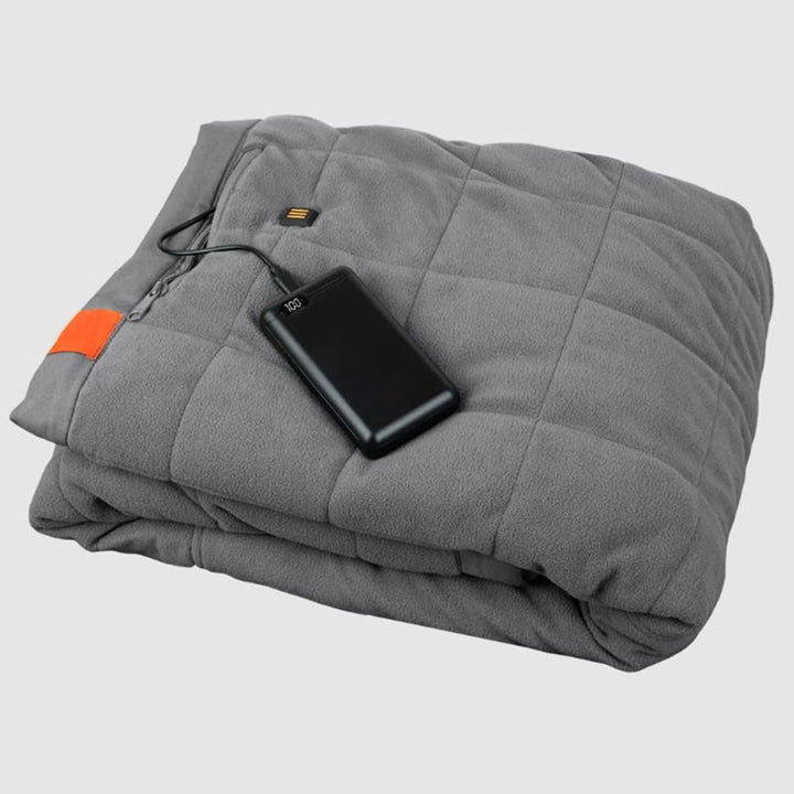 Podgrzewany koc outdoorowy z zasilany akumulatorem przenośny USB powerbank i Three strefy grzania