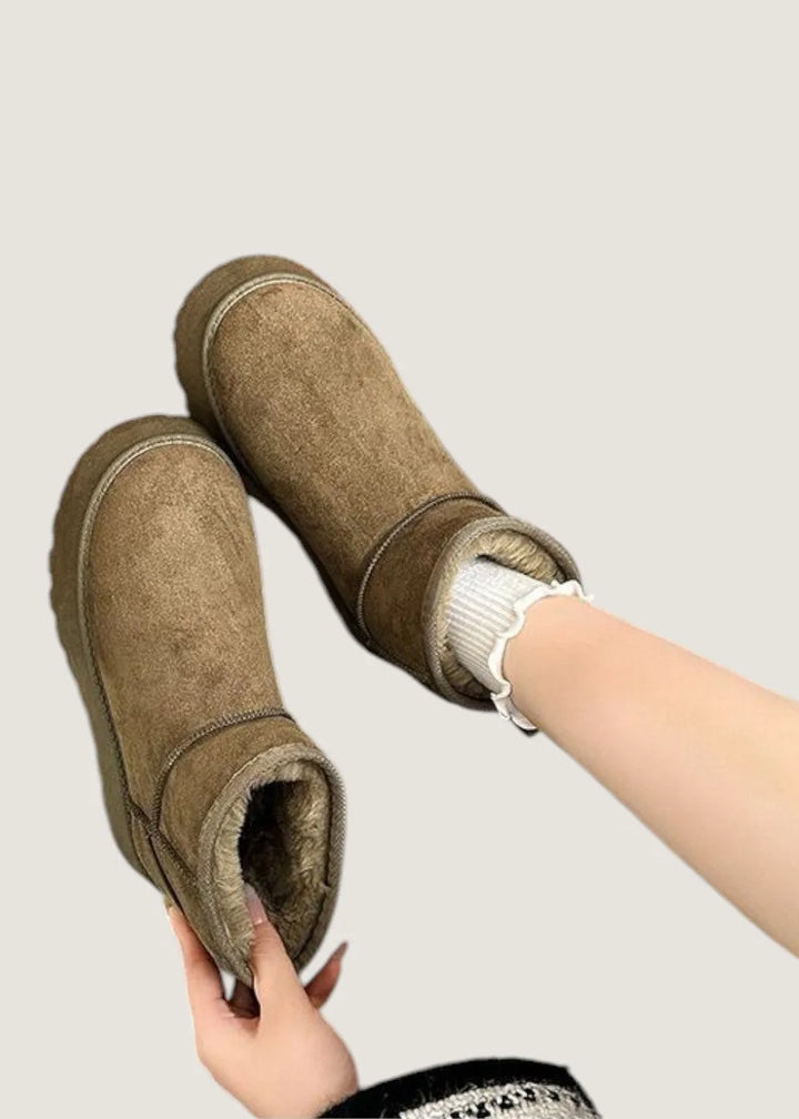 Ocieplane buty zimowe unisex z antypoślizgową podeszwą