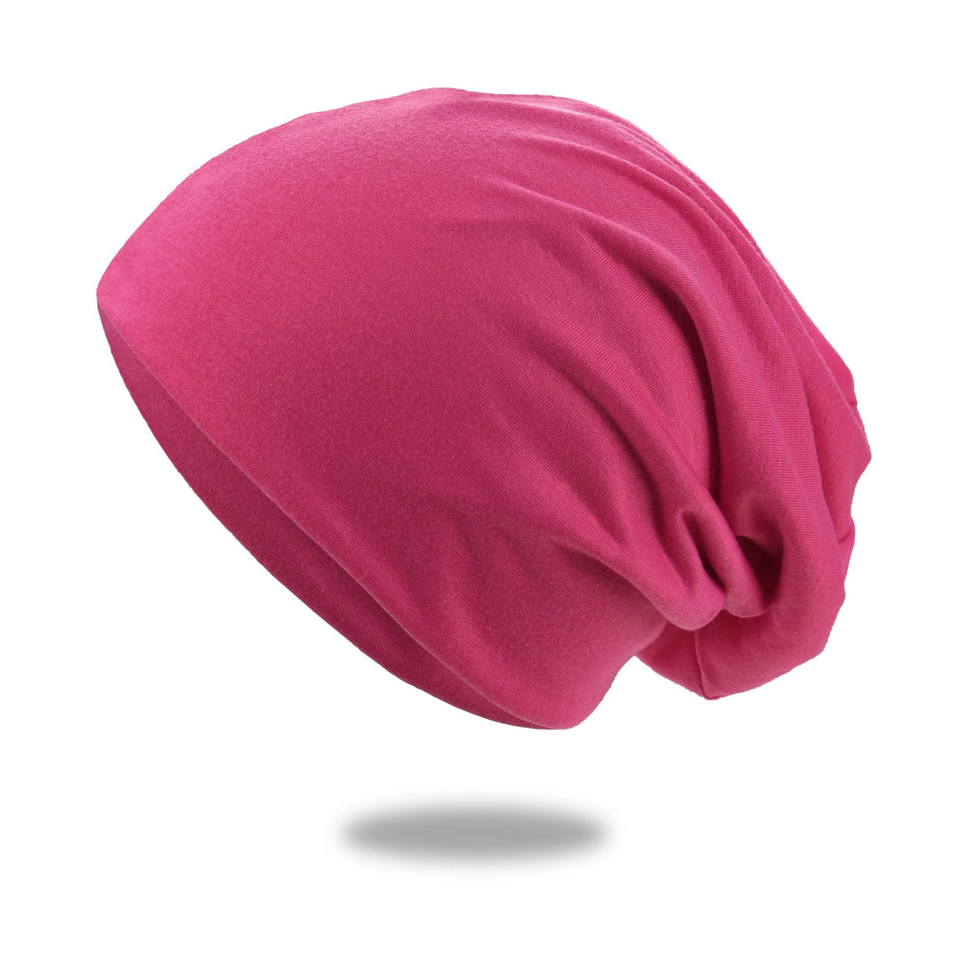 Czapka beanie typu slouch z oddychającej dzianiny